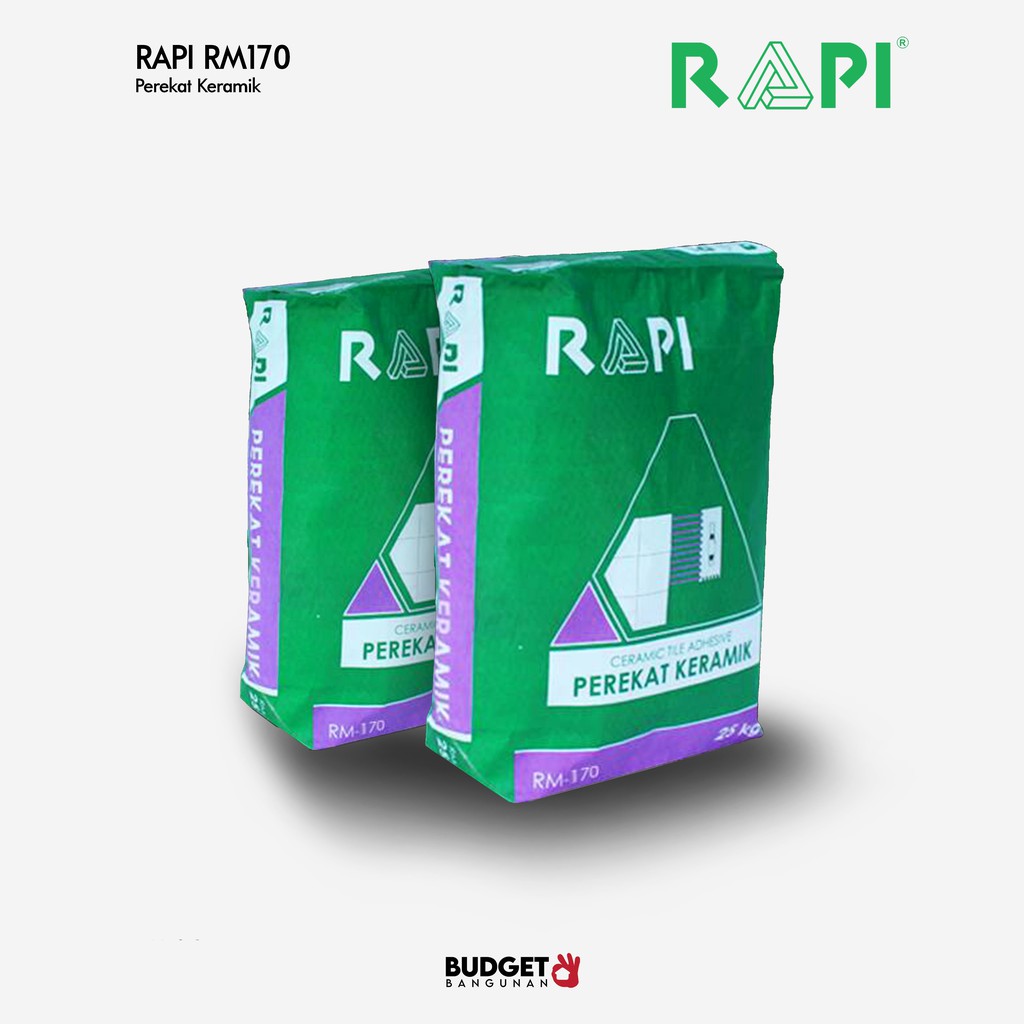 Semen Mortar Perekat Keramik Rapi Mortar RM170 25 Kg