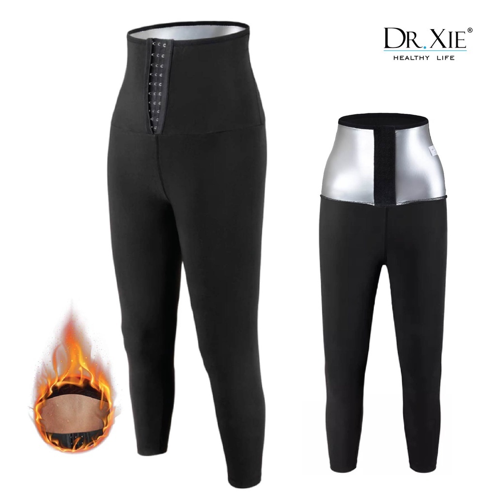 Dr. Xie Celana Sauna Pembakar Lemak Perut Paha Panjang / Legging Pelangsing / Korset Pembakar Lemak 