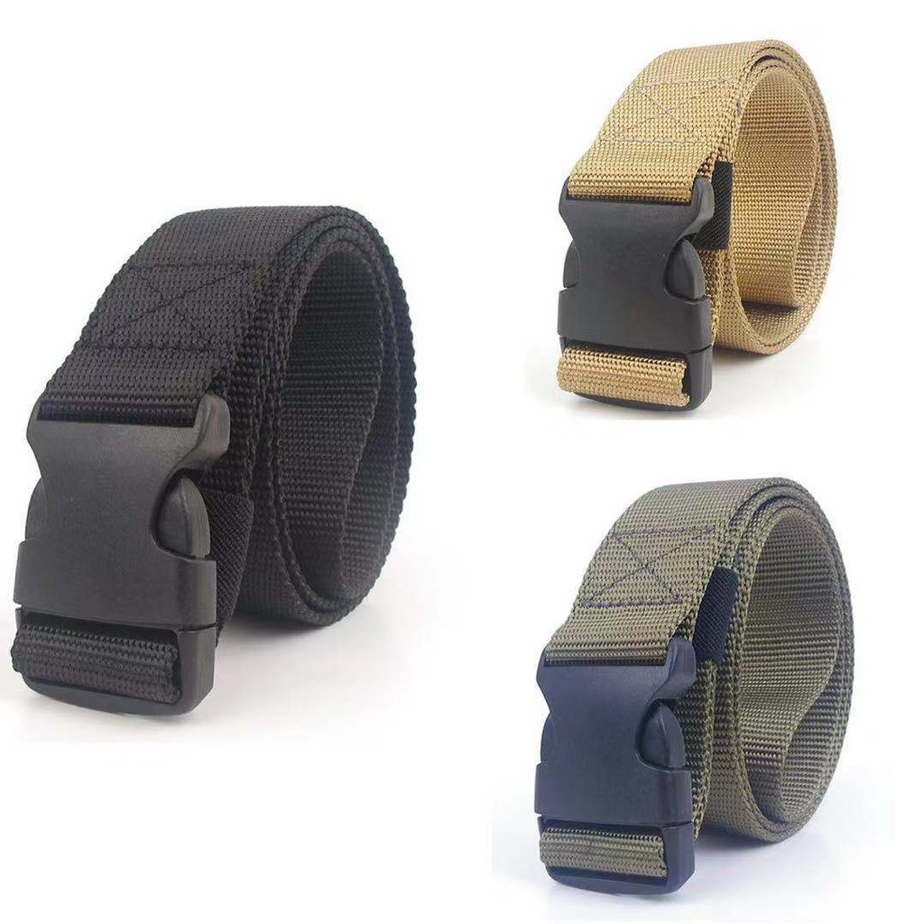 Ikat Pinggang Kanvas Pria Taktikal Militer - Canvas Military Tactical Belt