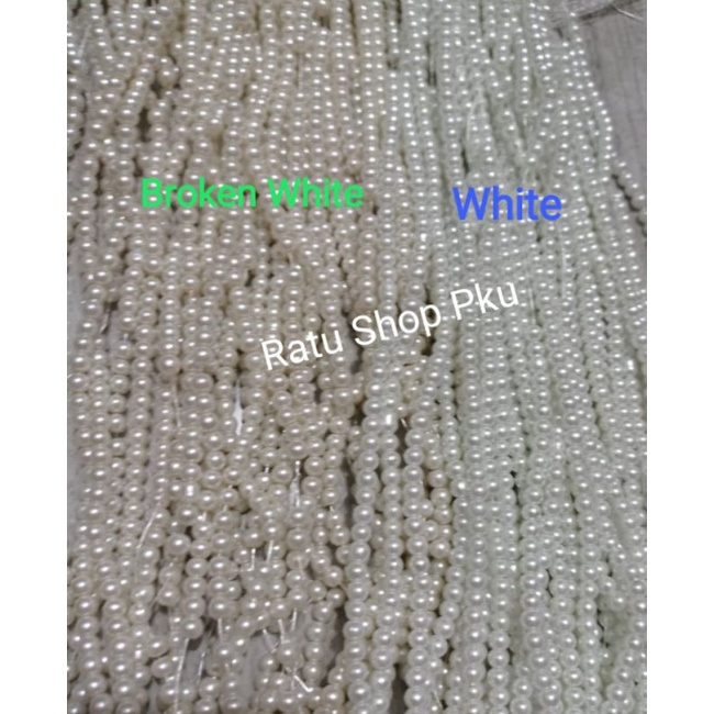 Mutiara Sintetis Berat ukuran 4mm