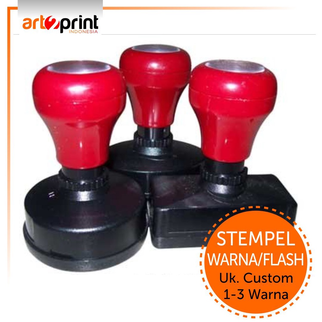 

Stempel flash Warna Anti Luntur Praktis