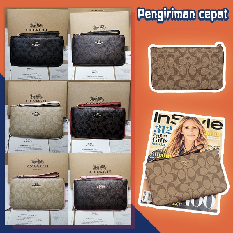 Dompet koin Coach Original / Dompet wanita / F58695  / Impor dompet / Dompet kecil