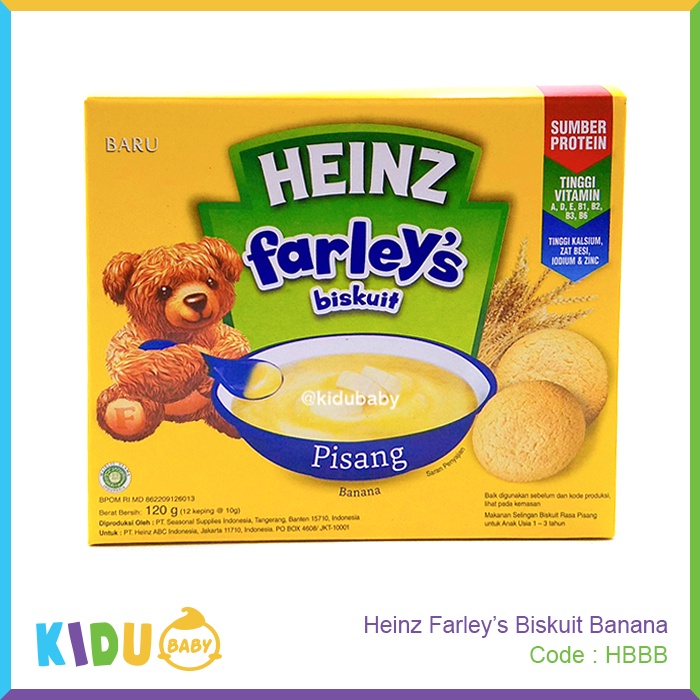 Heinz Farley's Biskuit Makanan Snack Bayi &amp; Anak Sehat / Kidu Baby