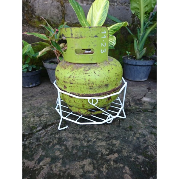 Rak/tatakan gas lpg 3kg