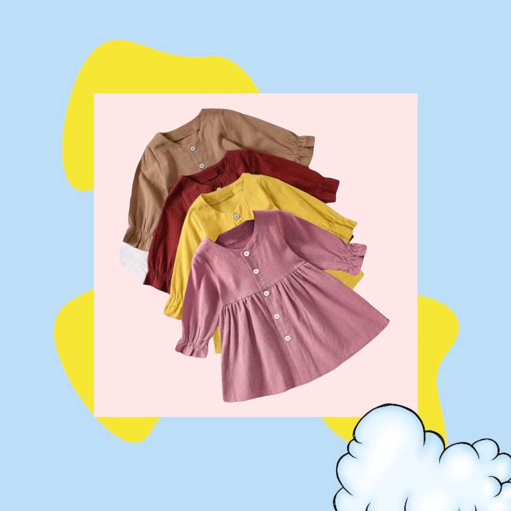 Dress Anak Cantik / Dress Anak Perempuan Cantik Dan Imut 1 - 6 Tahun