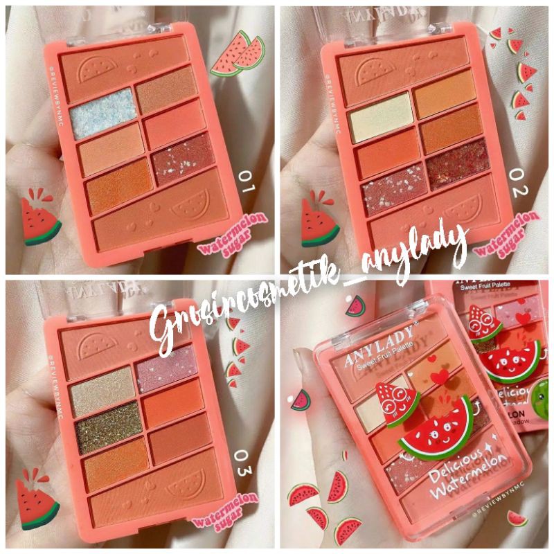 [ECER] EYESHADOW  DELICIOUS WATERMELON NO.793/EYESHADOW  STRAWBERRY 856