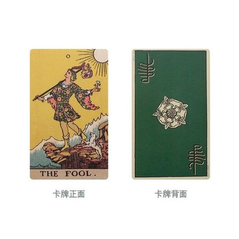 [BISA COD] Kartu Tarot Borderless Edition Smith-Waite Tarot Deck isi 84 Cards dan Buku Instruksi