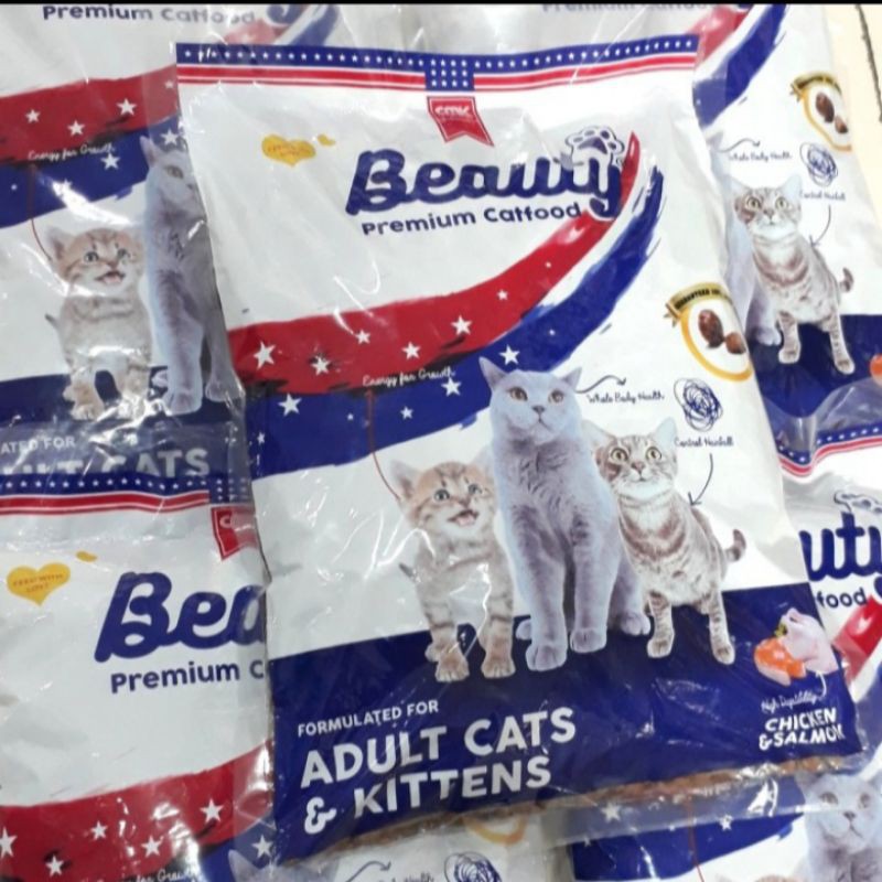 Grab Gojek Beauty Premium Cat Food 5kg-adult&amp;kitten