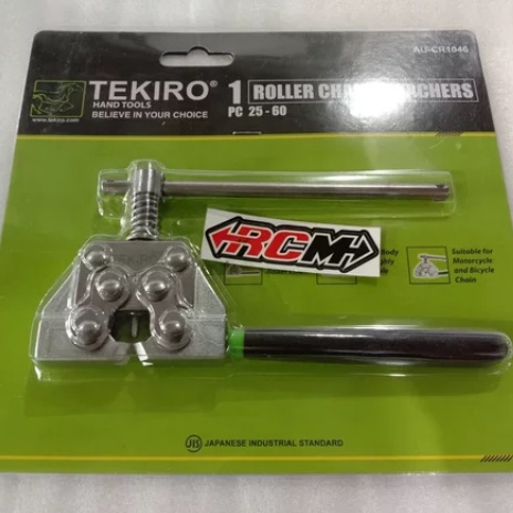 ALAT TANG PEMOTONG POTONG CUTTER RANTAI RANTE ROLLER CHAIN DETACHER TEKIRO 25-60 25 - 60 ORI TEKIRO