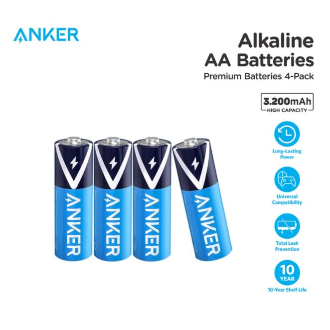 Baterai Anker Battery Anker Alkaline AA - B1810