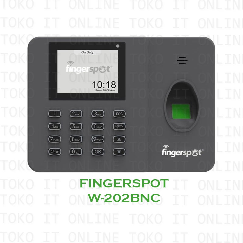 FINGERSPOT REVO W-202BNC MESIN ABSENSI SIDIK JARI INTERFACE WIFI LAN USB FLASHDISK