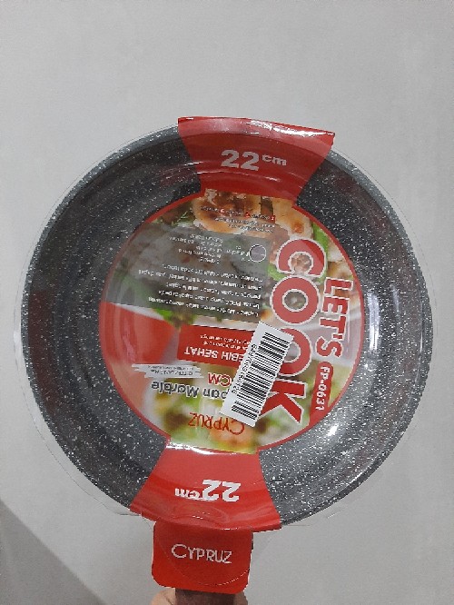 Cypruz Fry Pan Induksi Marble Series 22cm Fp-0631