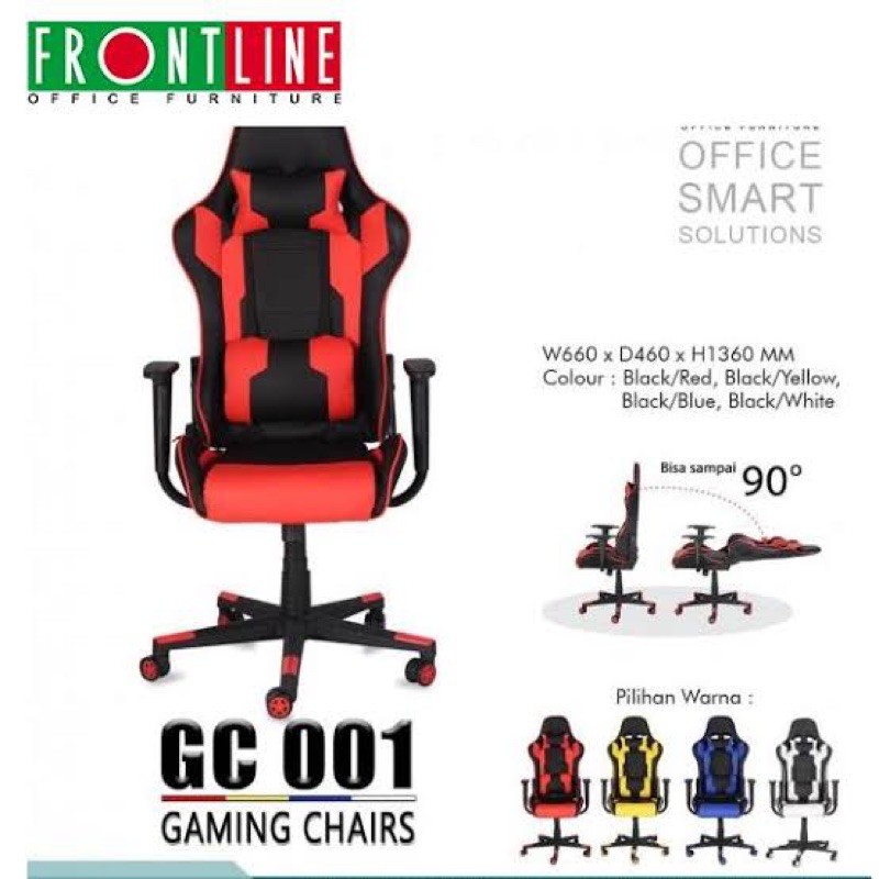 KURSI GAME / GAMING CHAIR GC 001 FRONTLINE