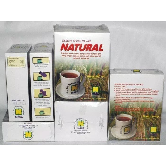 

Serbuk beras merah Natural Nasa