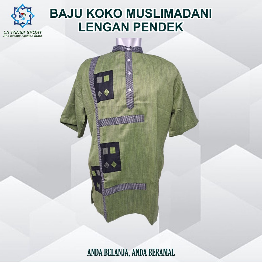 BAJU KOKO MUSLIMADANI LENGAN PENDEK