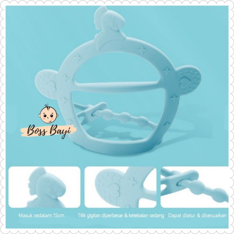 Teether Gelang Silikon BPA Free / Gelang Gigitan Bayi