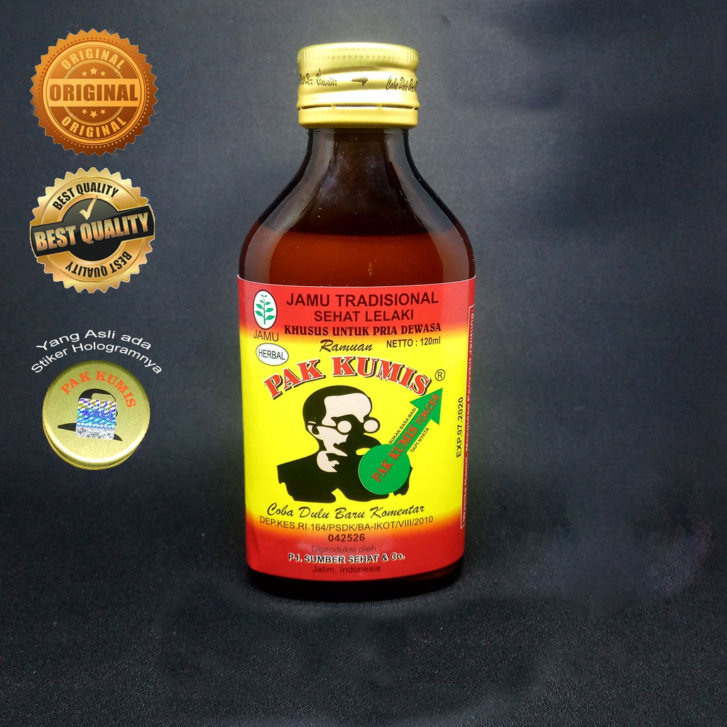 

JAMU KUAT PAK KUMIS 100% ASLI ( tutup berhologram) 1 Botol