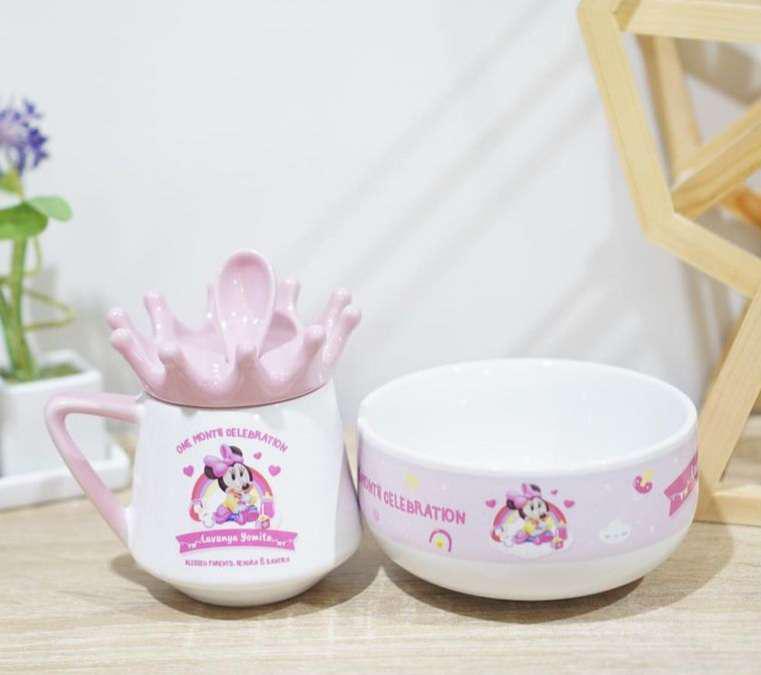 Hamper / Souvenir Bowl & Mug (tulle)