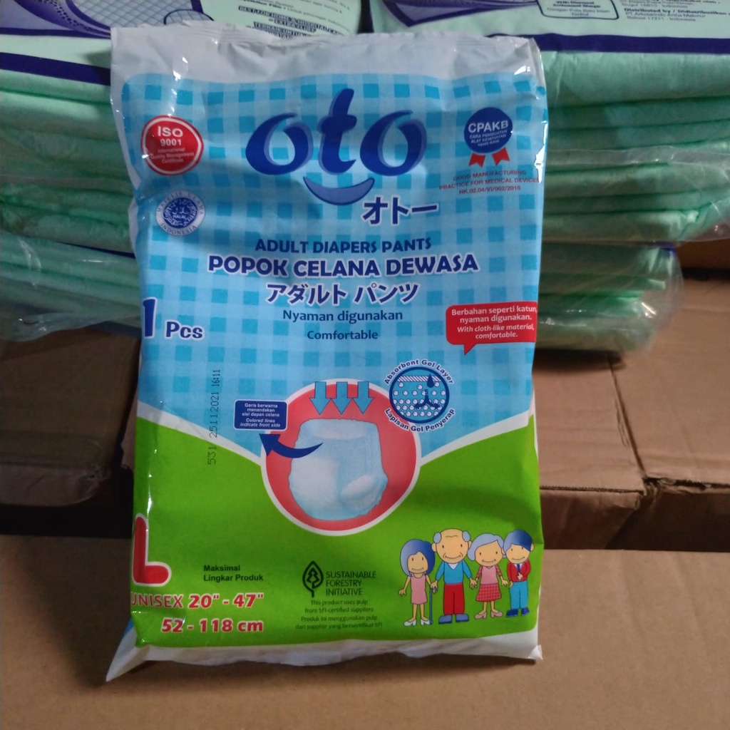 OTO ADULTS DIAPERS PANTS | OTO POPOK DEWASA CELANA | OTO POPOK ORANG TUA CELANA