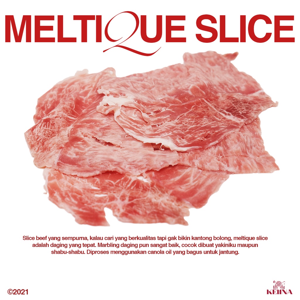 

Daging Sapi Beef Wagyu Meltique Meltik Slice
