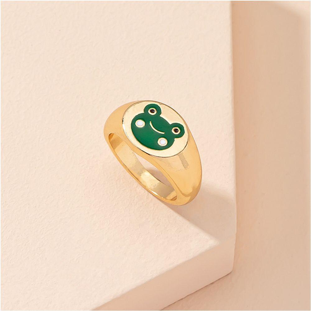 Preva Frog Jewelry Perhiasan Perhiasan Aksesoris Cincin Sendi Lucu