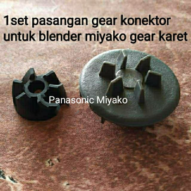 konektor Lobang Besar , conector blender 1 set gear karet gigi  blender national Panasonic Miyako