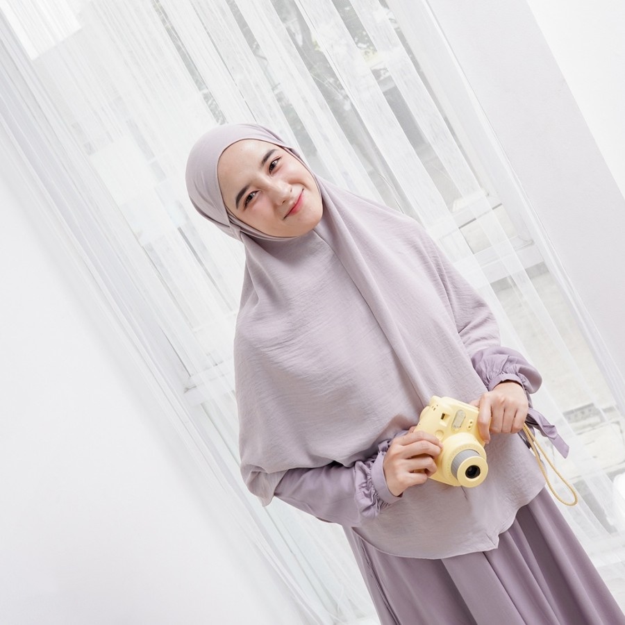 Hijab Bergo Maryam Crinkle Jumbo Air Flow