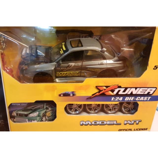 1/24 kentoys xtuner subaru wrx impreza extreme tuner (silverstone)