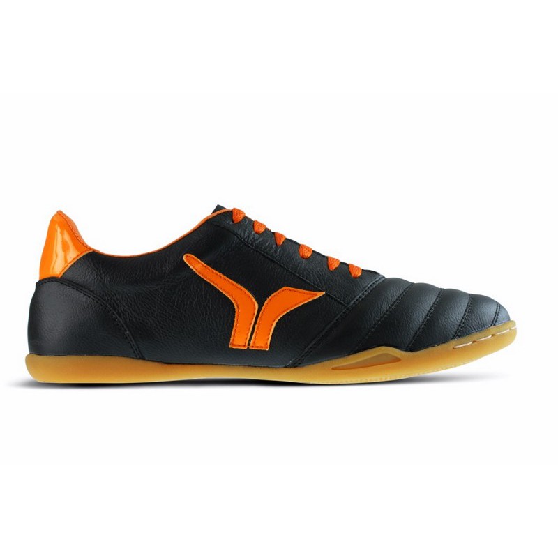 Sepatu Olahraga Futsal Pria | Kulit | Hitam | 38-43 (GF 9110)