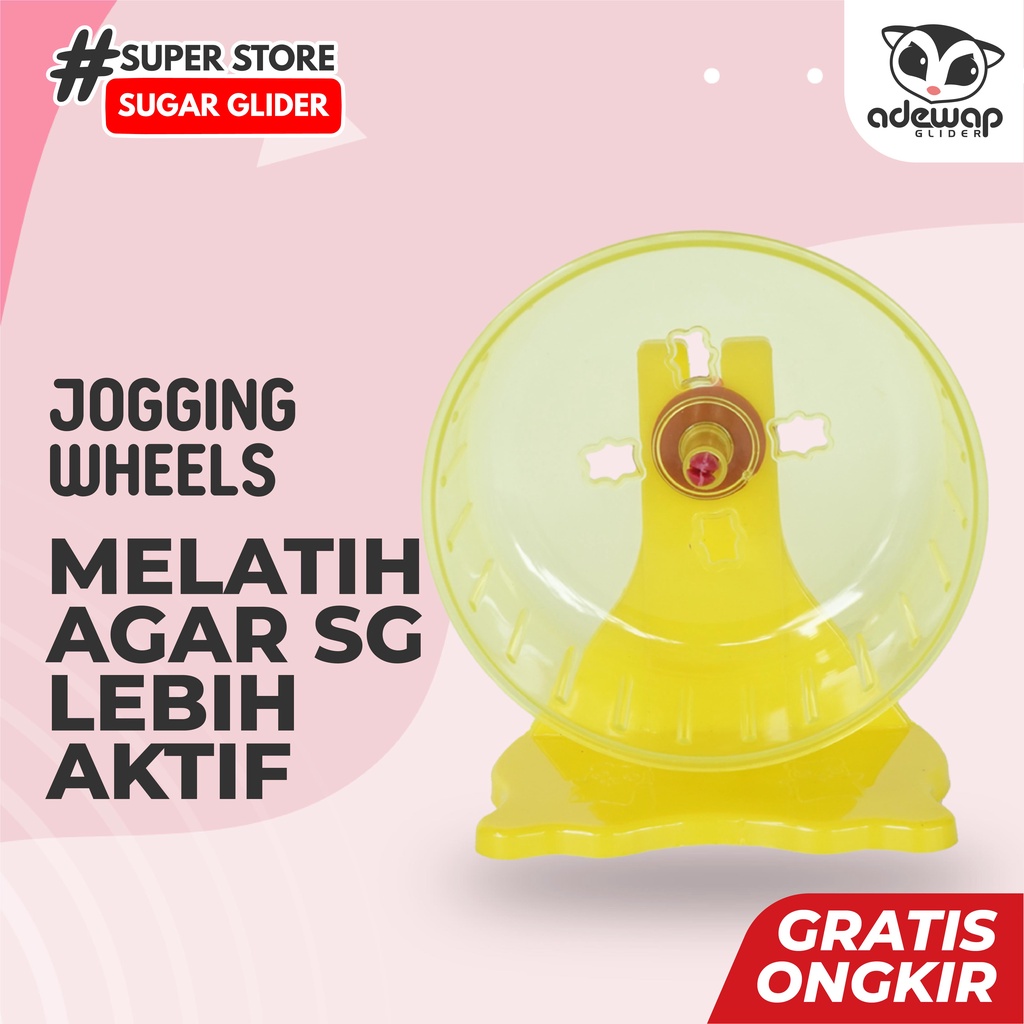 ADEWAP GLIDER Jogging Running Wheel Roda Putar Sugar Glider