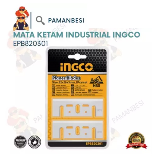 Planer Blades / Mata Ketam Industrial Universal EPB820301 INGCO
