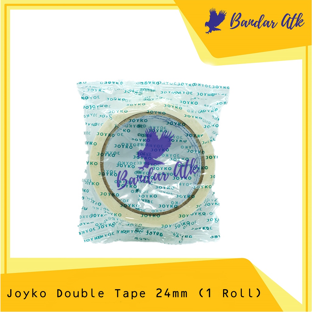 

Double Tape Joyko 24mm 1" 1 INCH x 15 Yard [1 PCS]