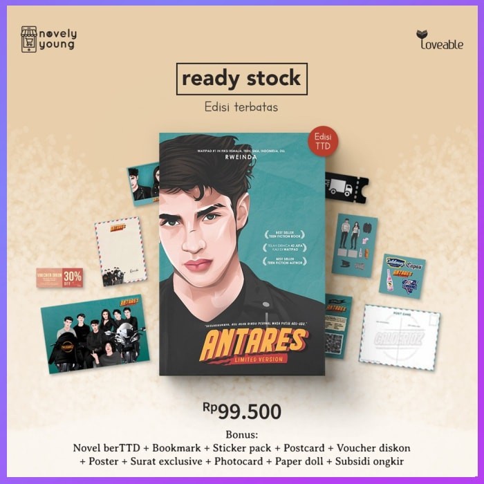 

MUST HAVE!! NEW NOVEL ANTARES LIMITED VERSION - RWEINDA TERMURAH