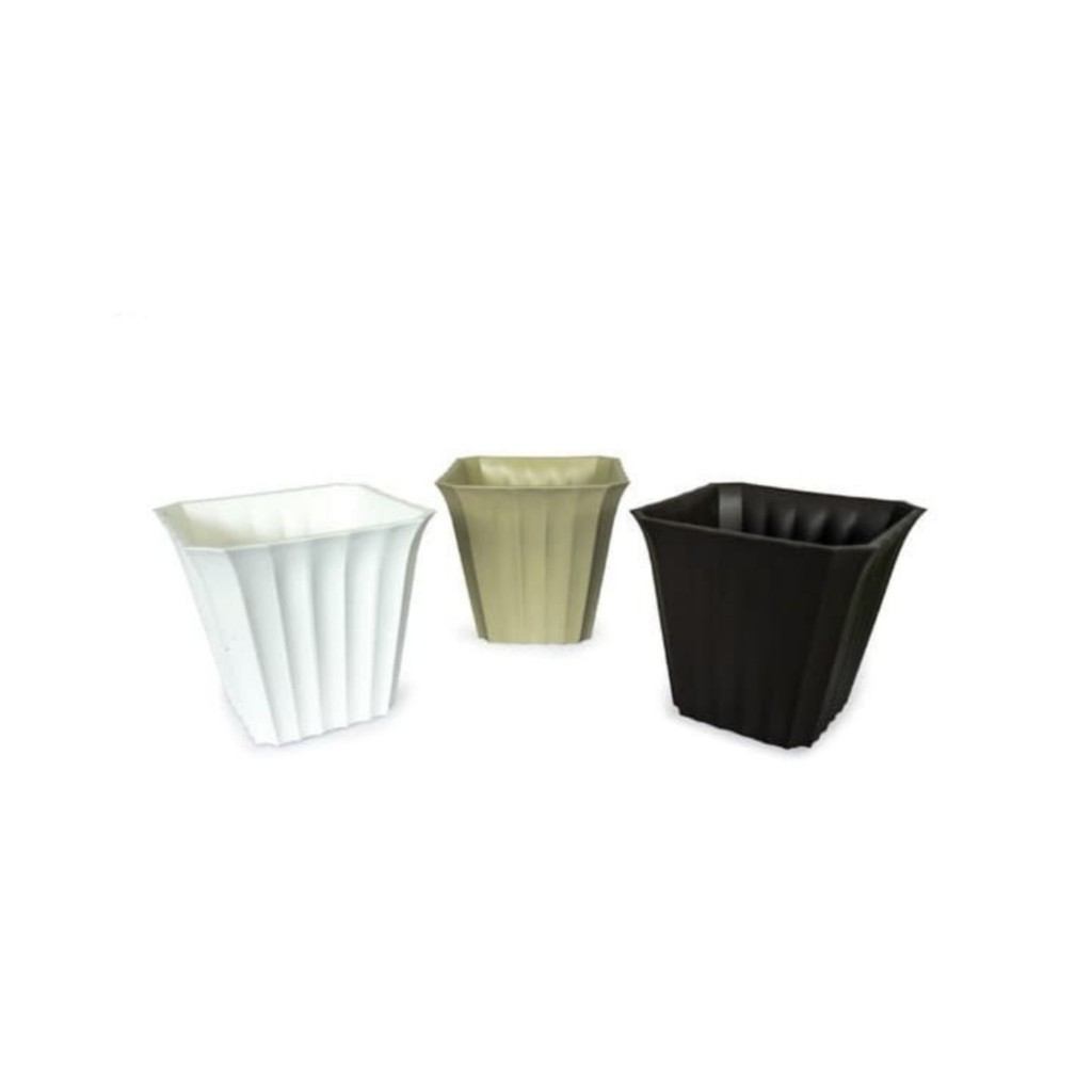 Pot Tawon Segi Tanaman Bunga Violeta 16,5cm vas plastik Hias kaktus anggrek net pot netpot hidroponi