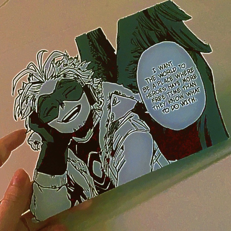 Hawks (My Hero Academia) Acrylic Painting