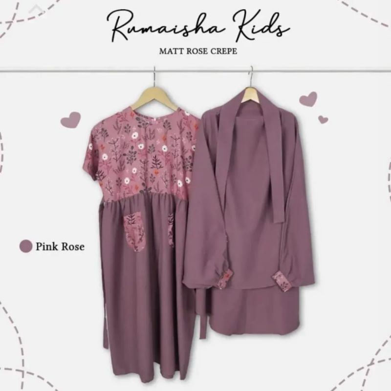 set gamis rumaisha kids