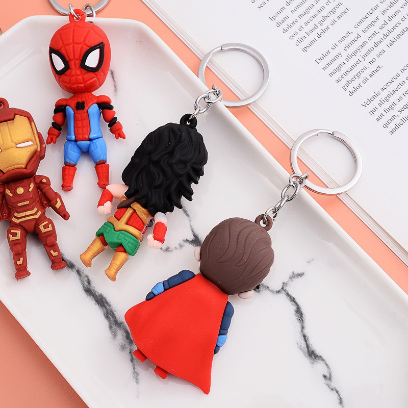 GANTUNGAN KUNCI 3D SUPERHERO BODY GANCI JOYSTICK GAME KEYCHAIN (KIM)