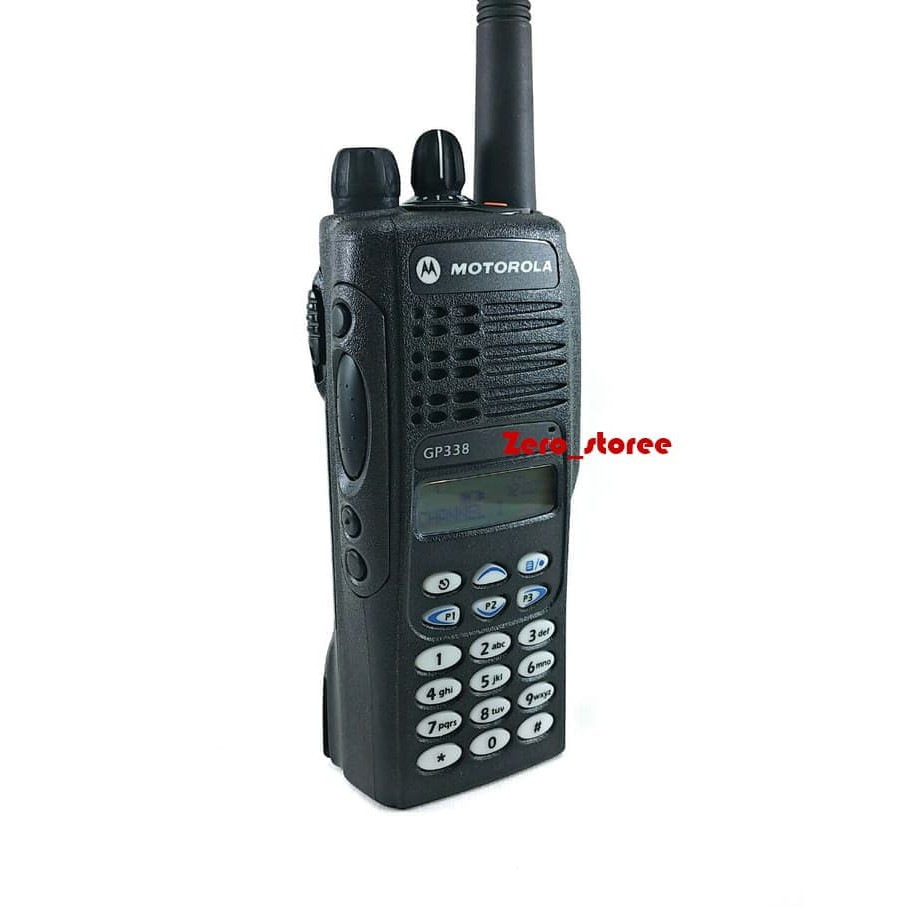 Handy Motorola GP338 UHF 403 HT Ori Baru Garansi Resmi 1thn Layar LCD