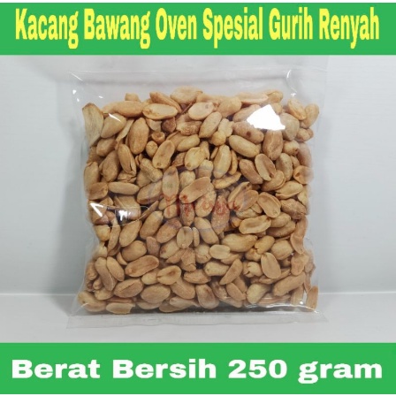 

Kacang Bawang Oven Panggang Enak Gurih Terlaris 250 Gram