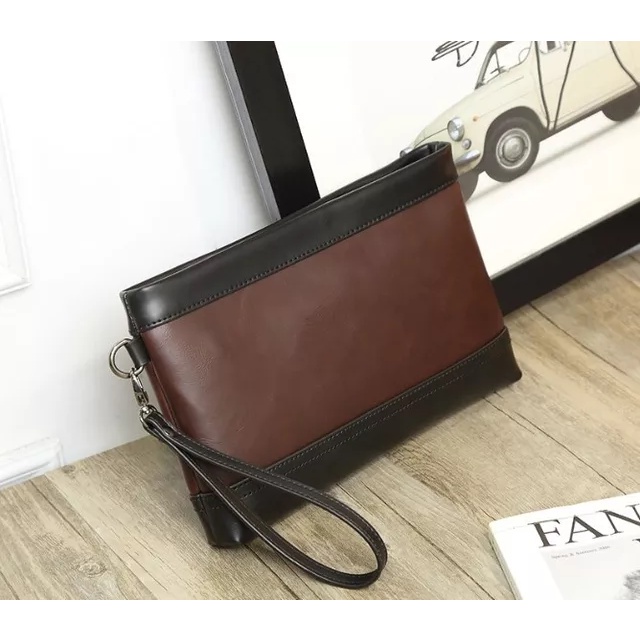 Clutch Pria Tas Tangan Pria Bisnis Tas Clutch Tas Pergelangan Tangan