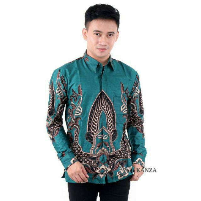 Kemeja Batik Lengan Panjang Unggul Jaya Premium Quality 100% Halus Bac16