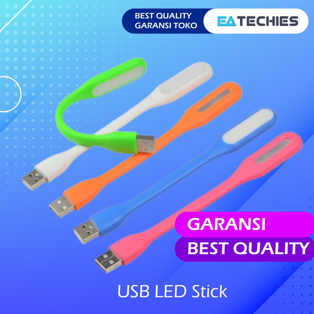 Lampu LED USB Light Flexible Sikat Gigi / Stick Lamp / Lampu Baca