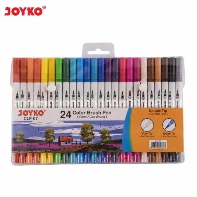 

Color Brush Pen Pena Kuas Warna Joyko CLP-07 24 Warna Color
