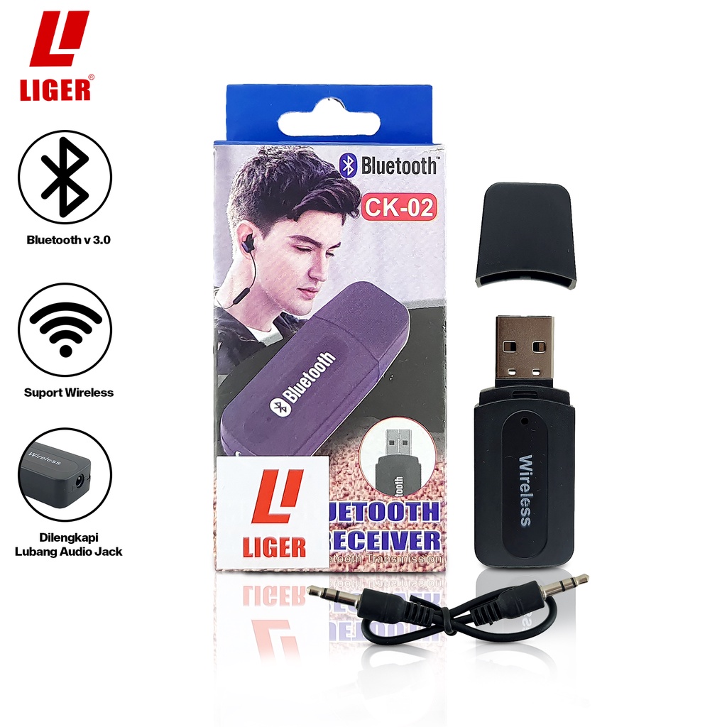 liger usb bluetooth receiver audio 3 5 mm ck 02 support wireless speaker musik lig m ck