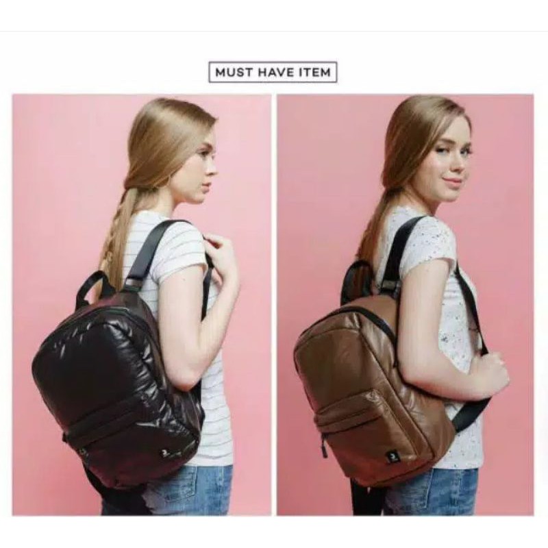 Tas rans wanita 3second coklat dan hitam