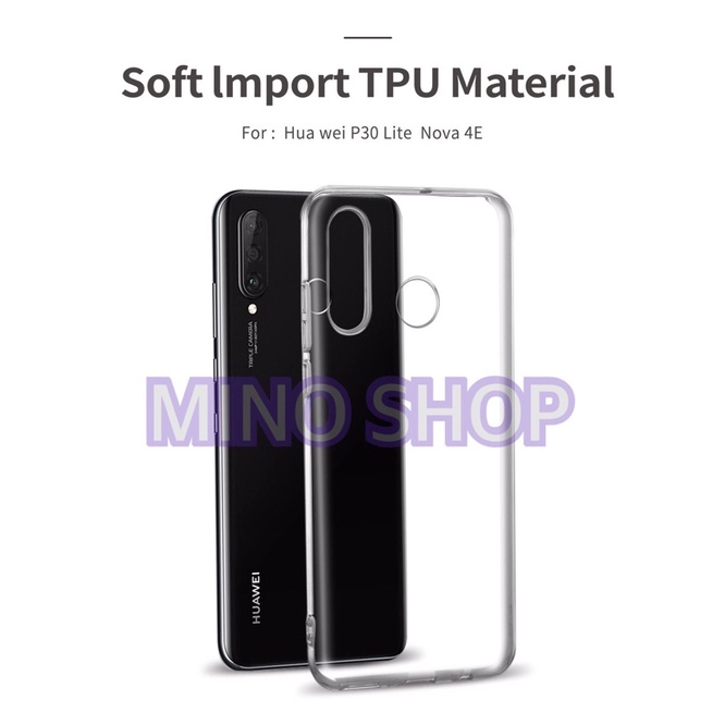 SOFTCASE TRANSPARAN HUAWEI P30 LITE - NOVA 4E PREMIUM CLEAR SOFT CASE