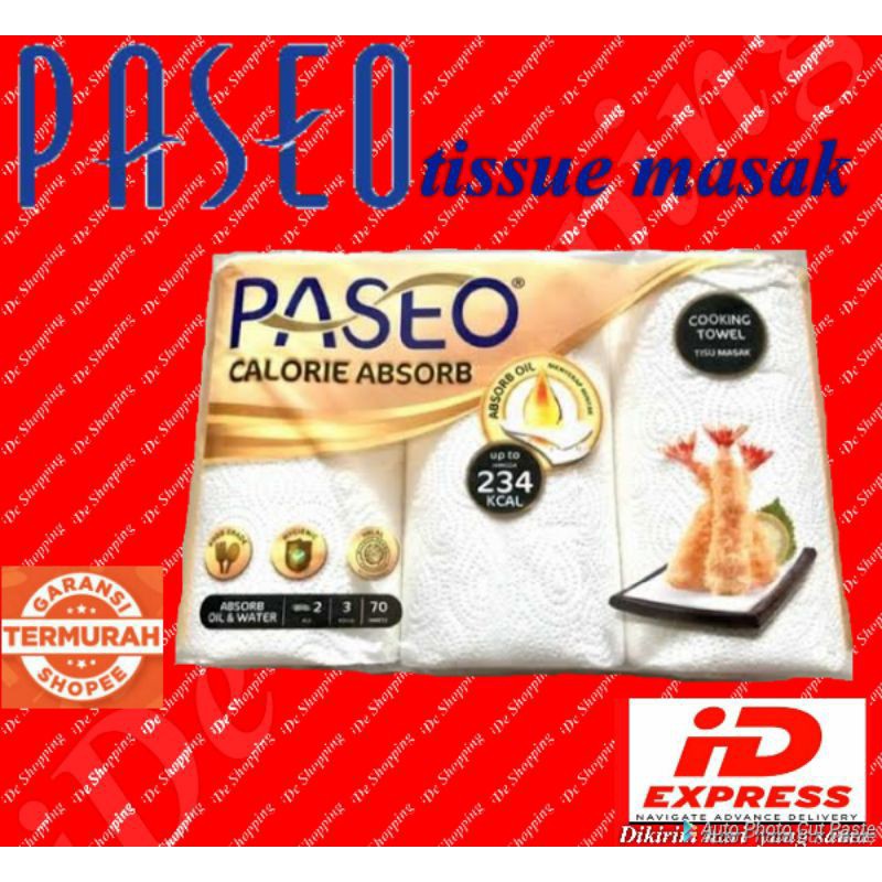 Tissue Dapur/ Kitchen Paseo 3 Roll