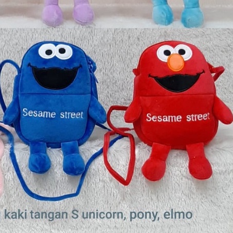 Tas Selempang Anak Kuromi Hello Kitty Rabbit Kucing ELmo/Slingbag/Slempang