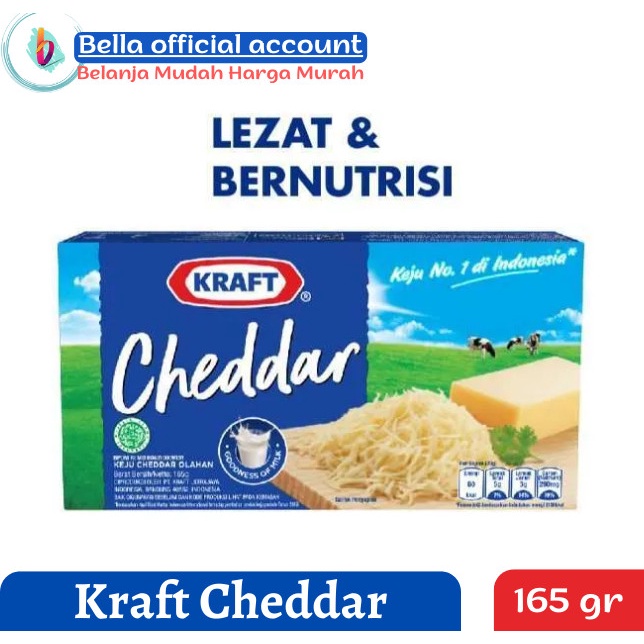 

Kraft Cheddar / Quick Melt / All In Cheese with Vitamin D Keju 165 gr - CHEDDAR