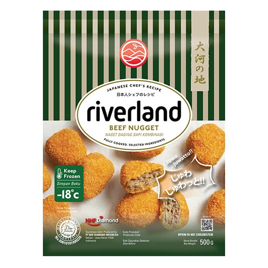 

Riverland Beef Nugget 500gr – Naget Daging Sapi ala Jepang (KHUSUS KURIR INSTANT)